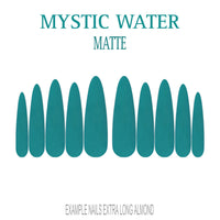 Mystic Water teal press-on nails