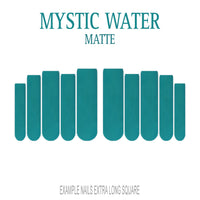 Mystic Water teal press-on nails