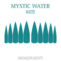 Mystic Water teal press-on nails