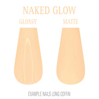 Naked Glow nude press-on nails
