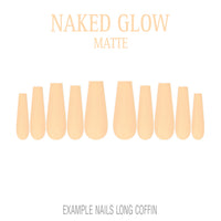 Naked Glow nude press-on nails