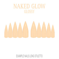 Naked Glow nude press-on nails