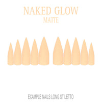 Naked Glow nude press-on nails