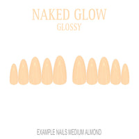 Naked Glow nude press-on nails