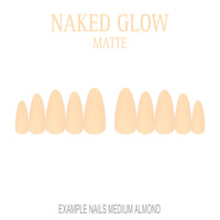 Naked Glow nude press-on nails