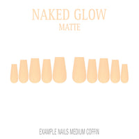 Naked Glow nude press-on nails