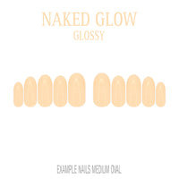 Naked Glow nude press-on nails