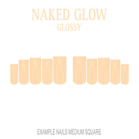 Naked Glow nude press-on nails