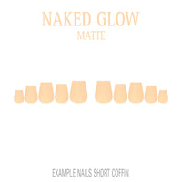 Naked Glow nude press-on nails