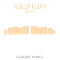Naked Glow nude press-on nails
