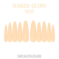 Naked Glow nude press-on nails