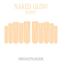 Naked Glow nude press-on nails