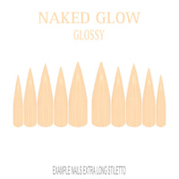 Naked Glow nude press-on nails