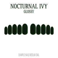 Nocturnal Ivy dark green press-on nails