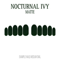 Nocturnal Ivy dark green press-on nails