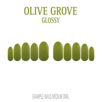 Olive Grove olive green press-on nails