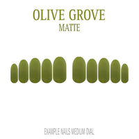 Olive Grove olive green press-on nails