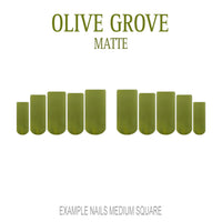 Olive Grove olive green press-on nails