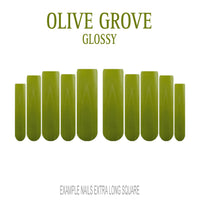 Olive Grove olive green press-on nails