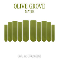 Olive Grove olive green press-on nails
