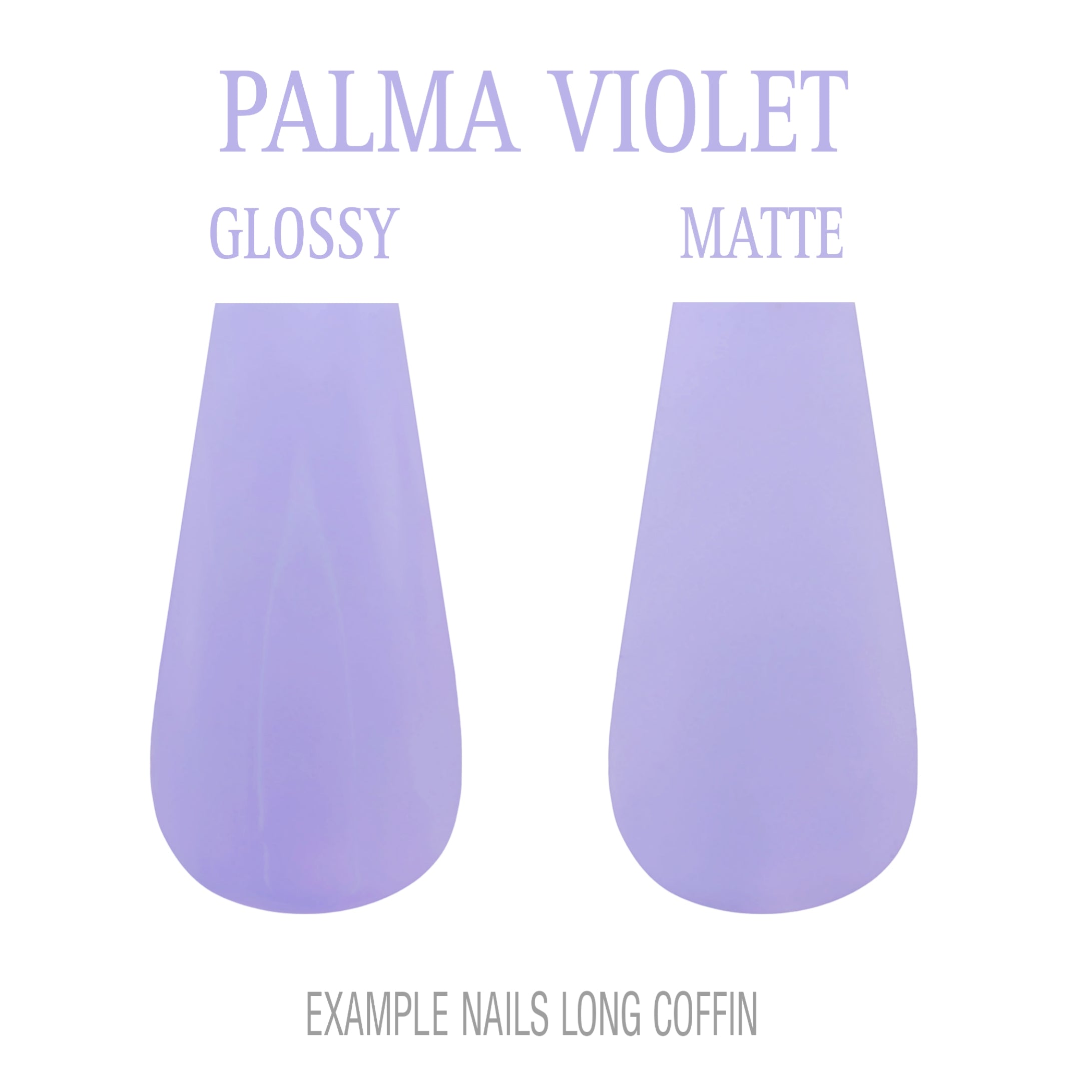 Palma Violet soft lavender press-on nails