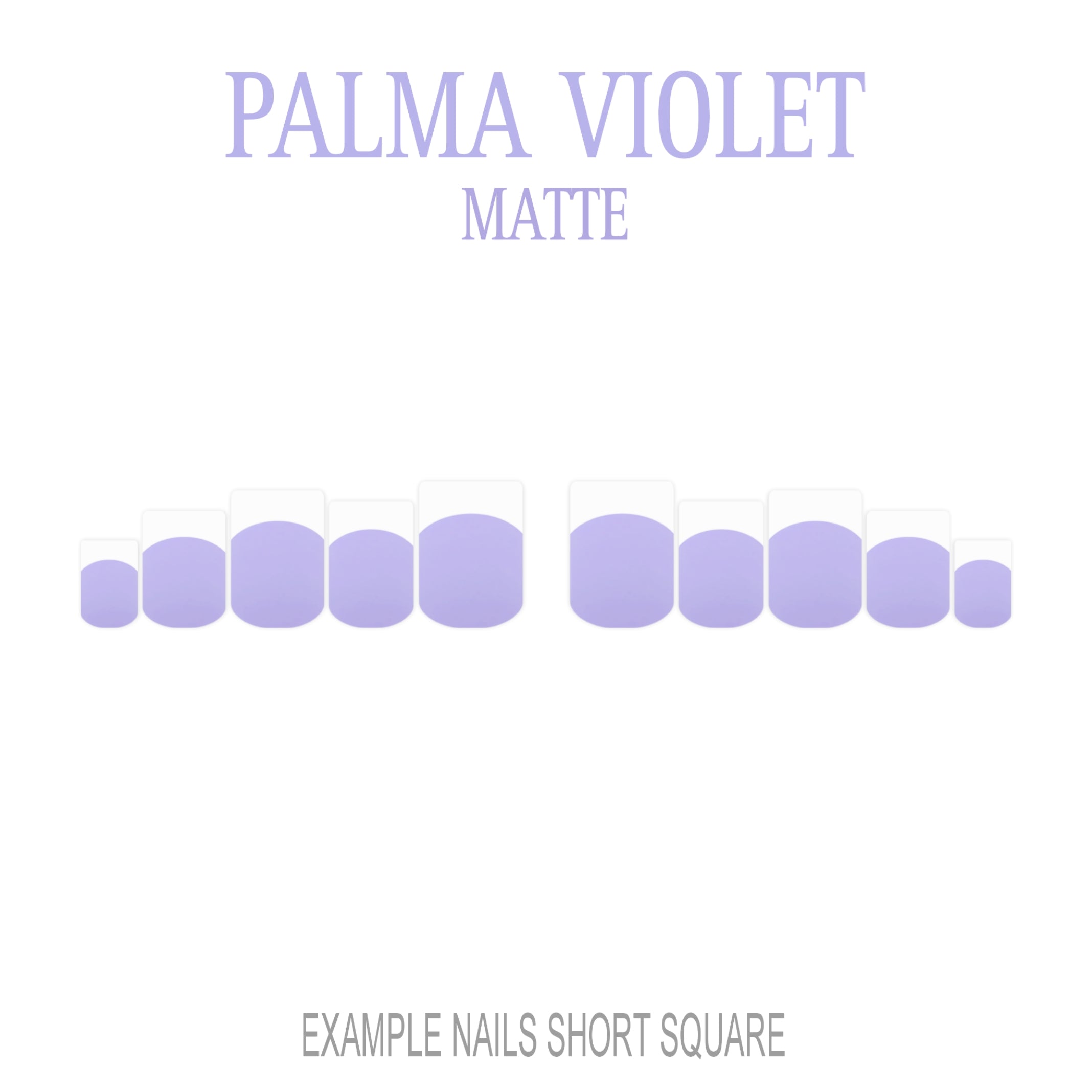 Palma Violet purple French tip press-on nails