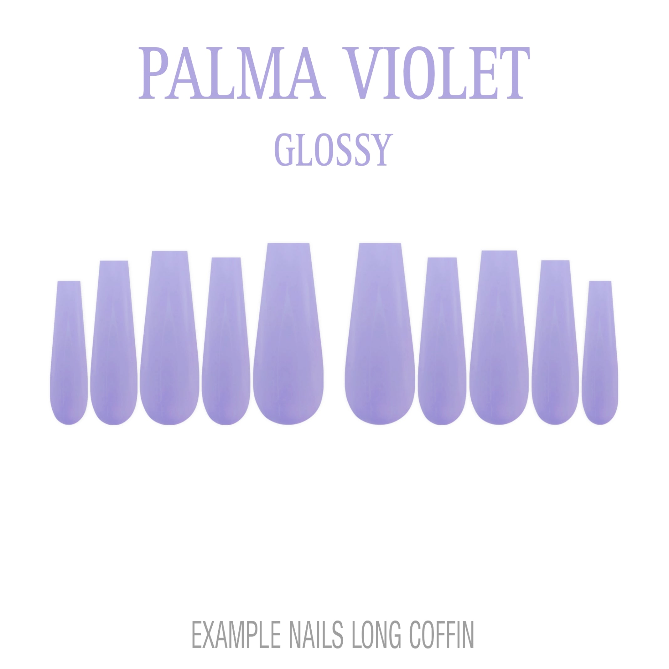 Palma Violet soft lavender press-on nails
