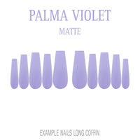Palma Violet soft lavender press-on nails