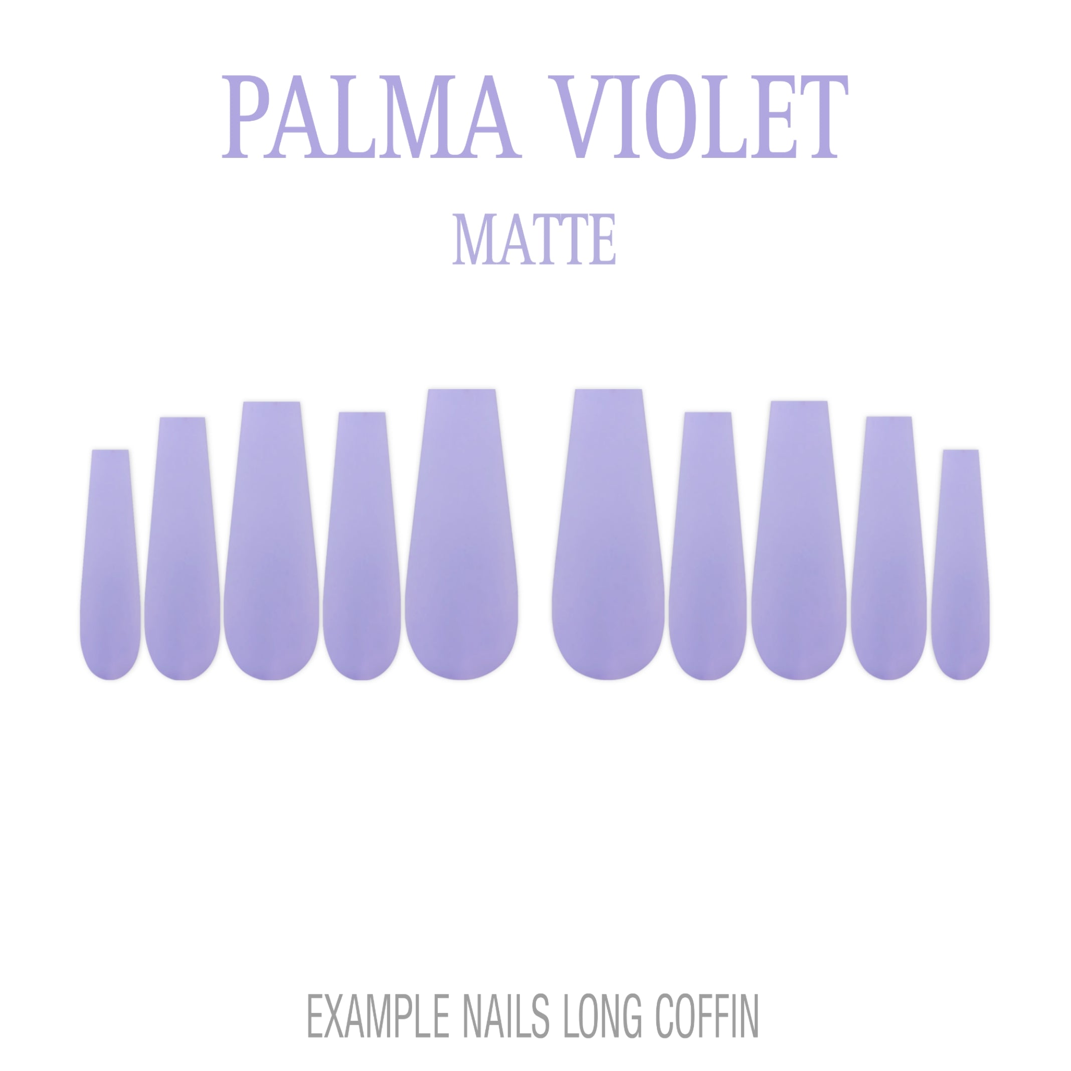 Palma Violet soft lavender press-on nails