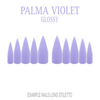 Palma Violet soft lavender press-on nails