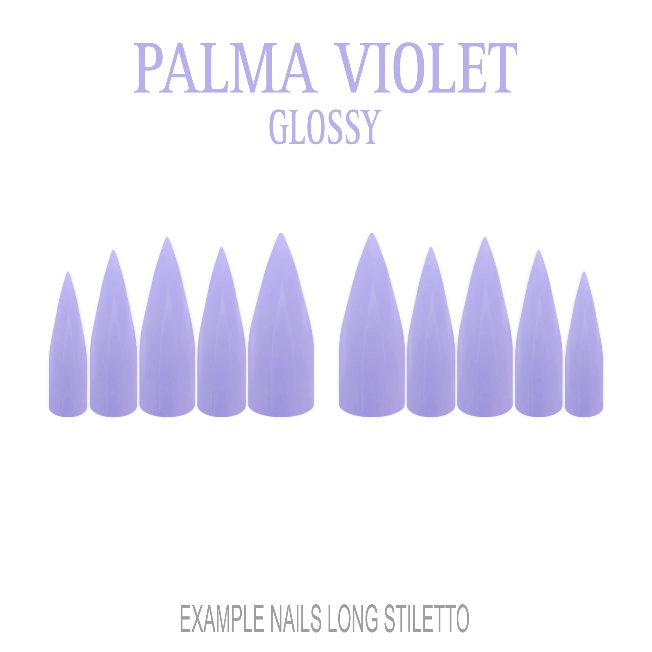 Palma Violet soft lavender press-on nails