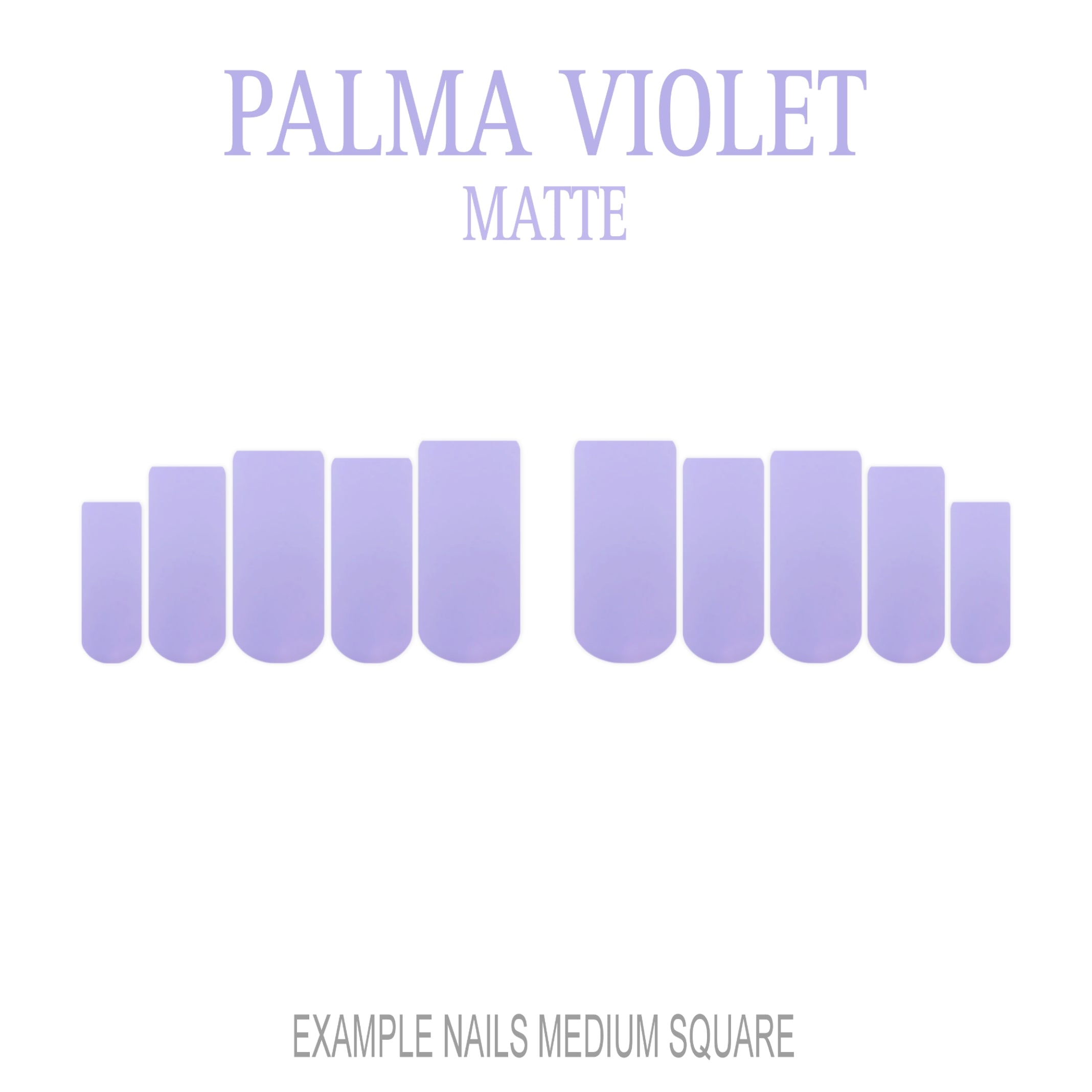 Palma Violet soft lavender press-on nails