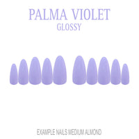 Palma Violet soft lavender press-on nails