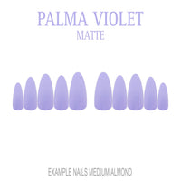 Palma Violet soft lavender press-on nails