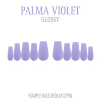 Palma Violet soft lavender press-on nails