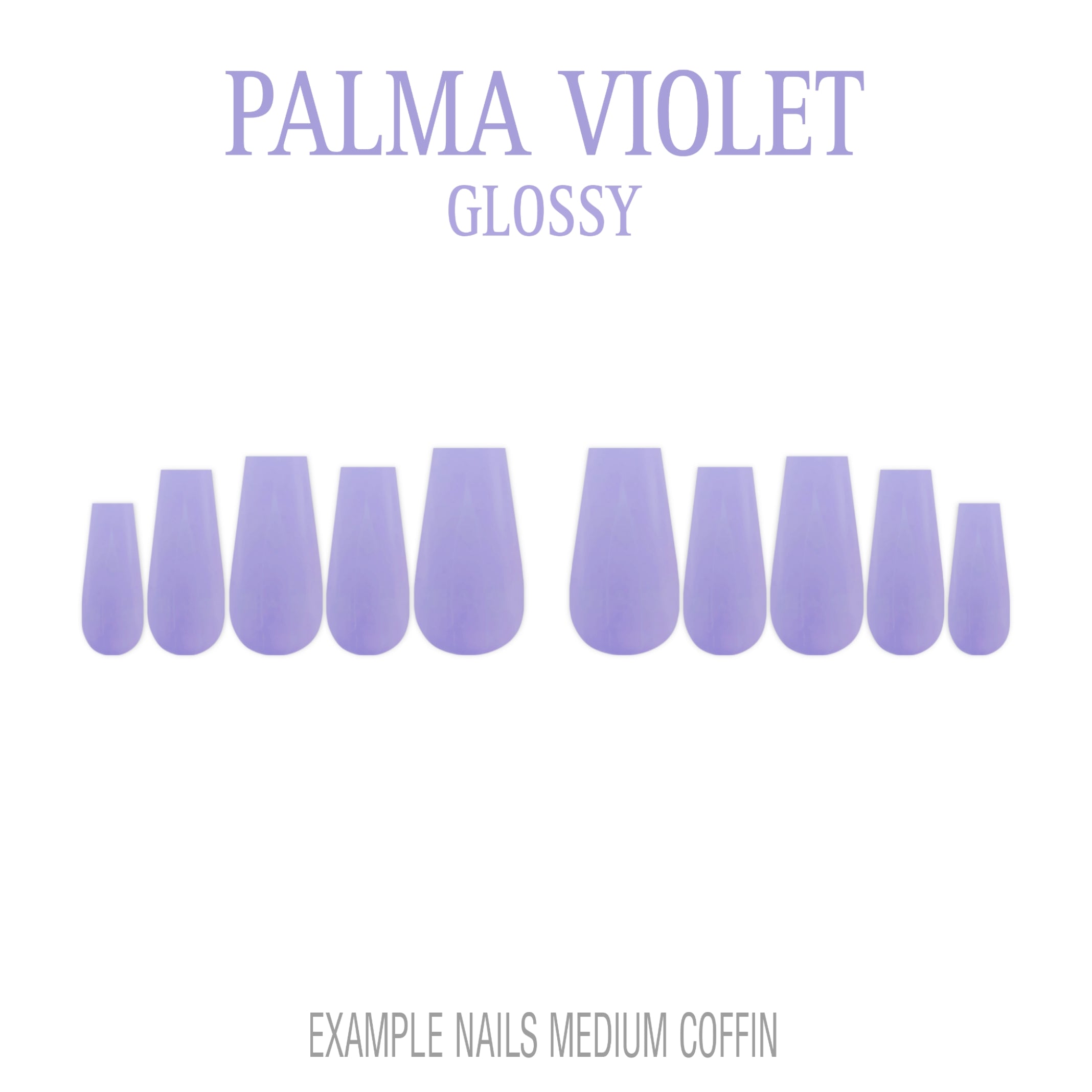 Palma Violet soft lavender press-on nails