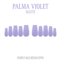 Palma Violet soft lavender press-on nails