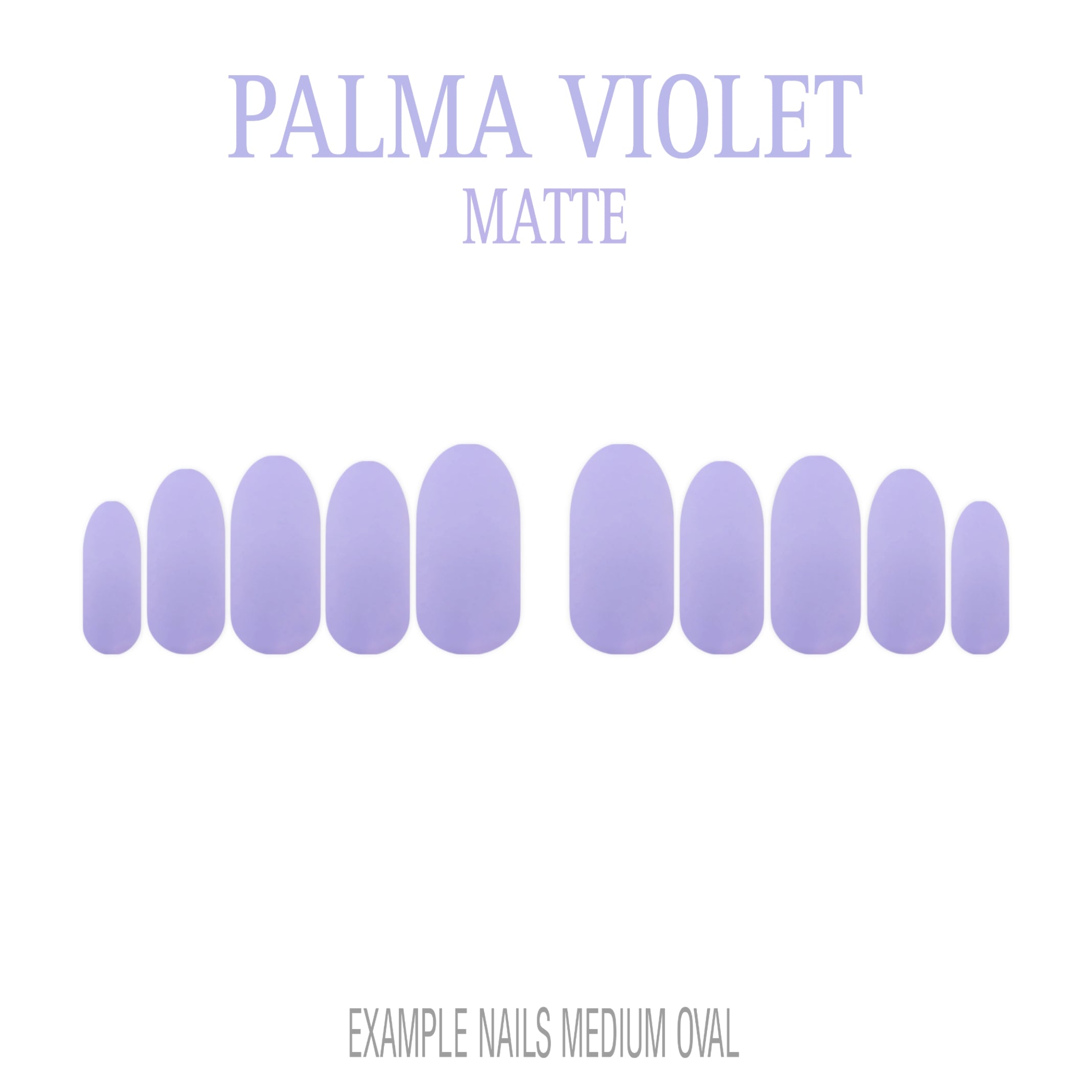 Palma Violet soft lavender press-on nails