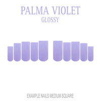 Palma Violet soft lavender press-on nails
