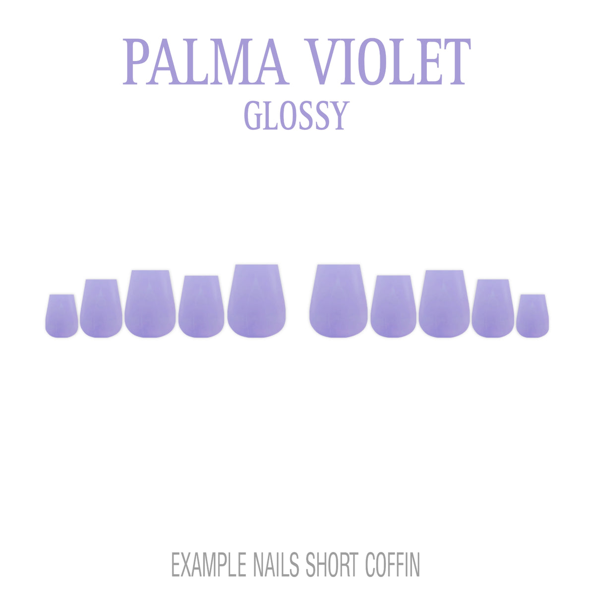 Palma Violet soft lavender press-on nails