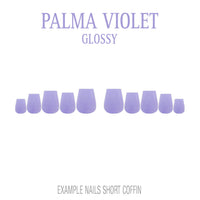 Palma Violet soft lavender press-on nails