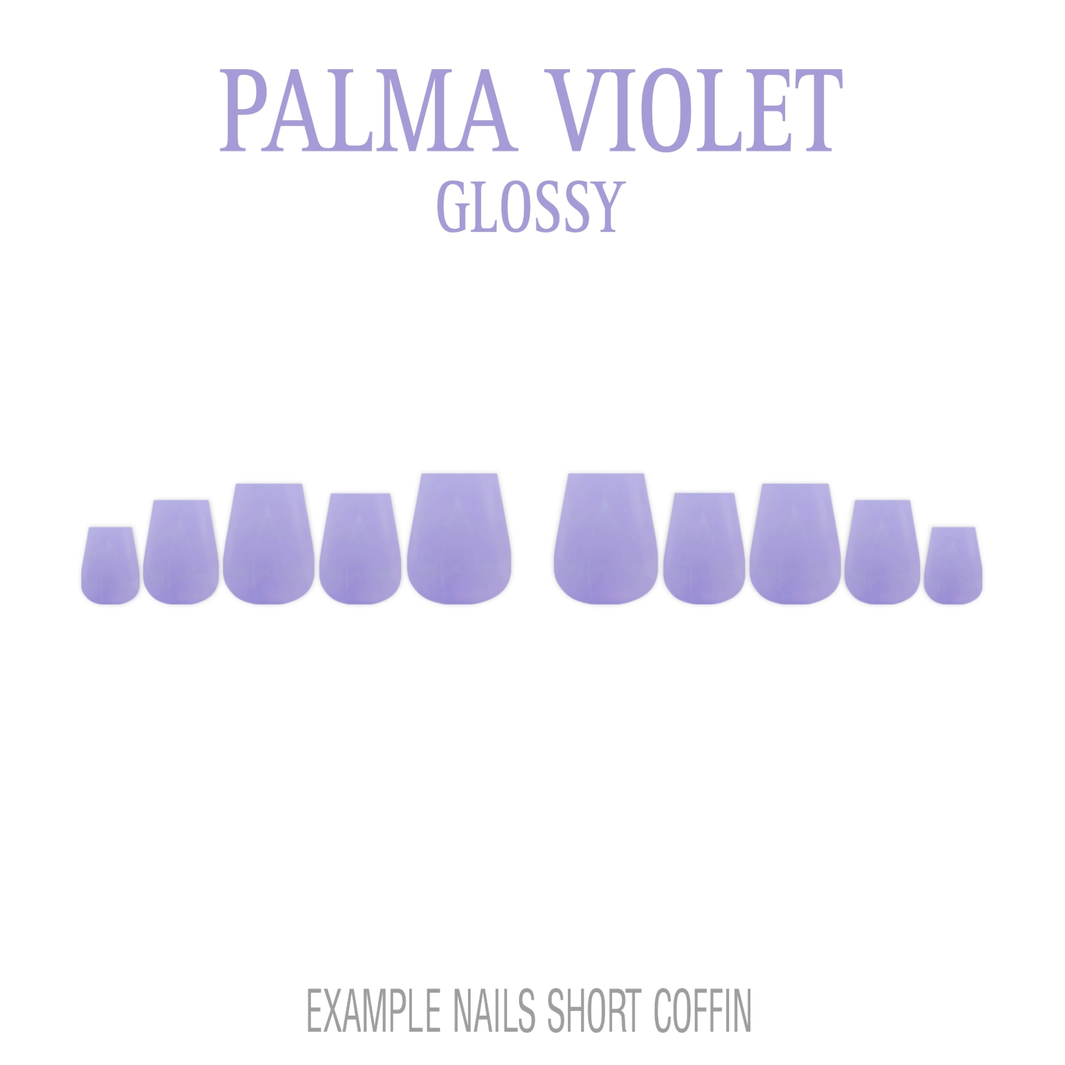 Palma Violet soft lavender press-on nails