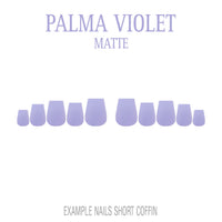 Palma Violet soft lavender press-on nails