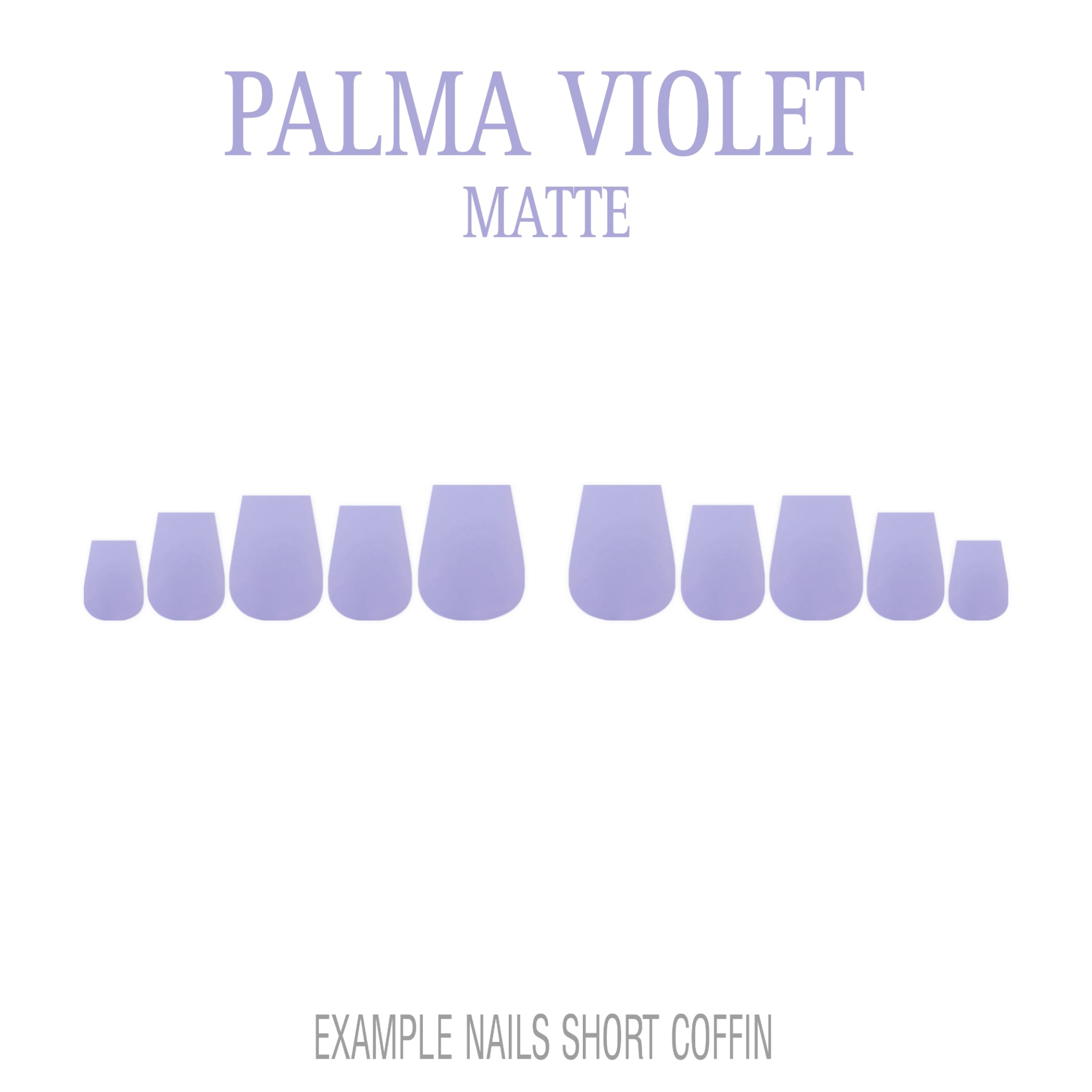 Palma Violet soft lavender press-on nails
