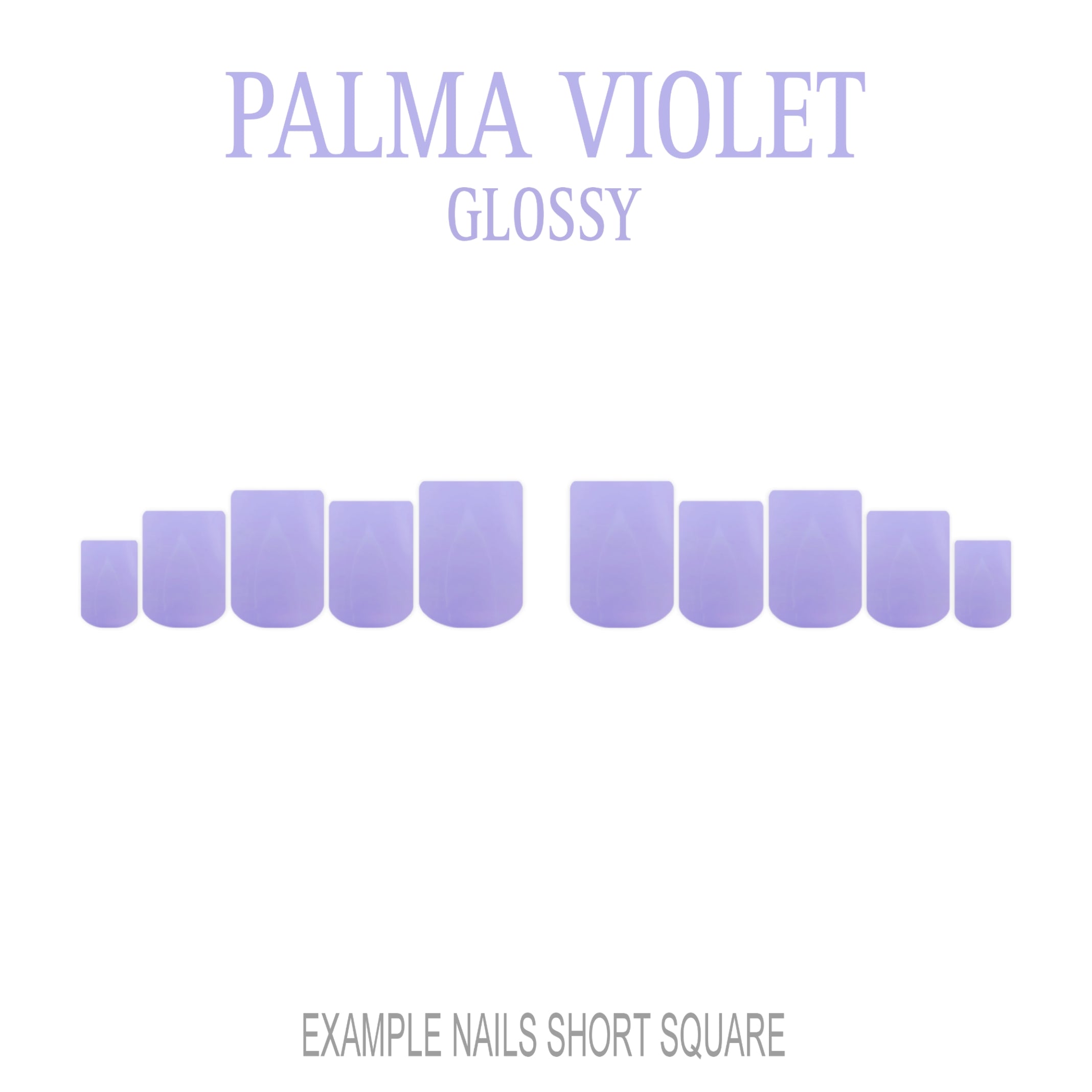 Palma Violet soft lavender press-on nails