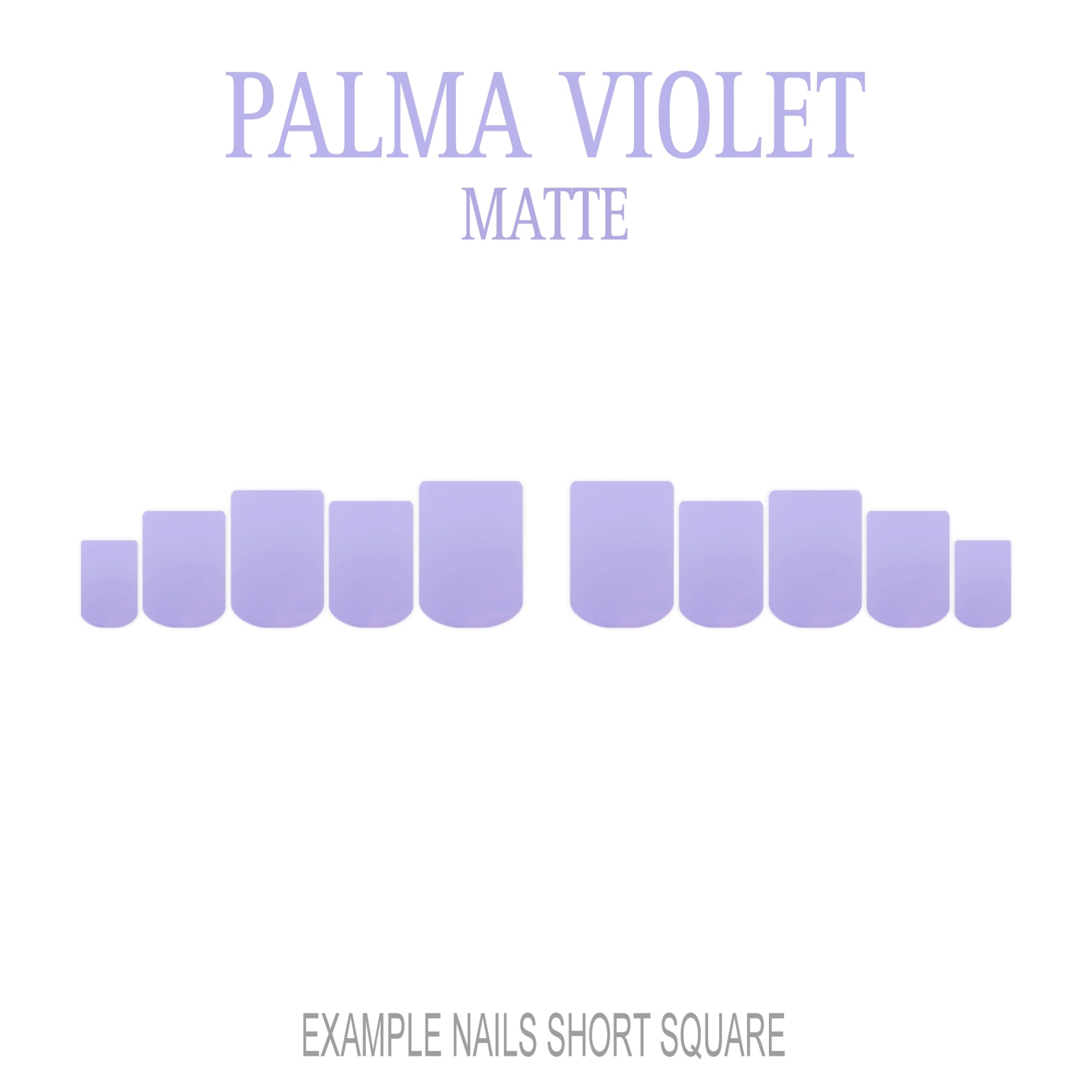 Palma Violet soft lavender press-on nails