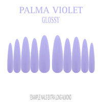 Palma Violet soft lavender press-on nails