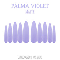 Palma Violet soft lavender press-on nails