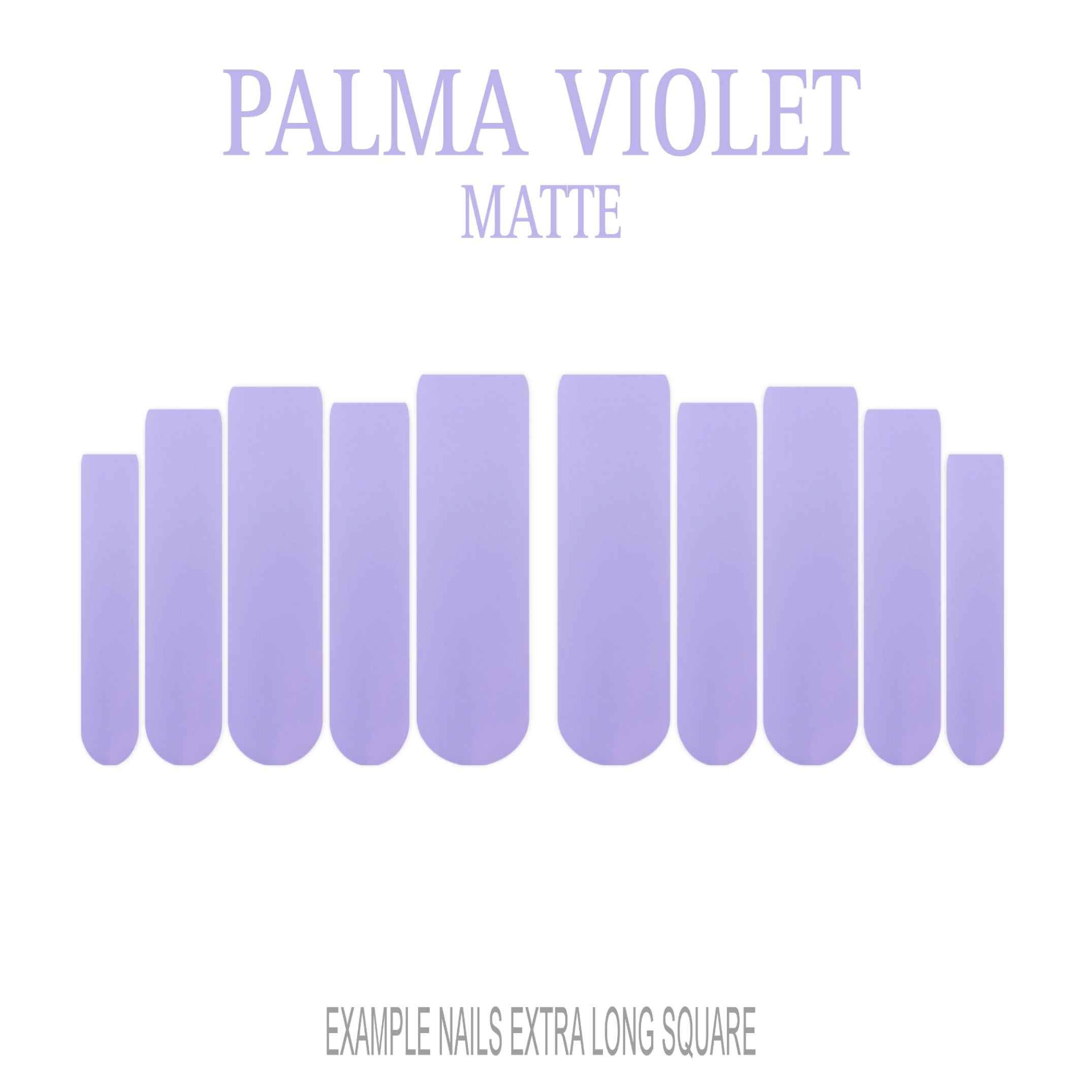 Palma Violet soft lavender press-on nails