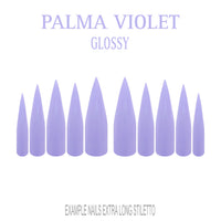 Palma Violet soft lavender press-on nails